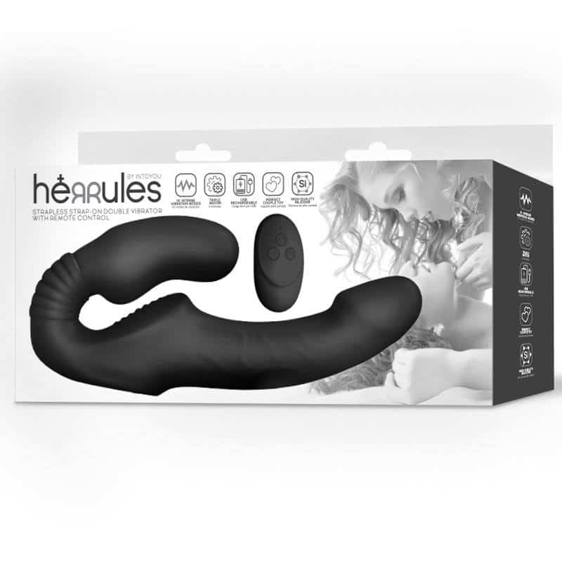 Strap on Double Vibrator without Harness with Remote Control Strap on Double Vibrator without Harness with Remote Control