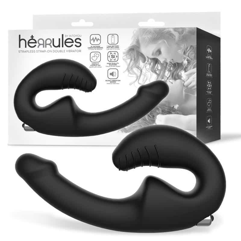 Strap-on Double Vibrator without Harness