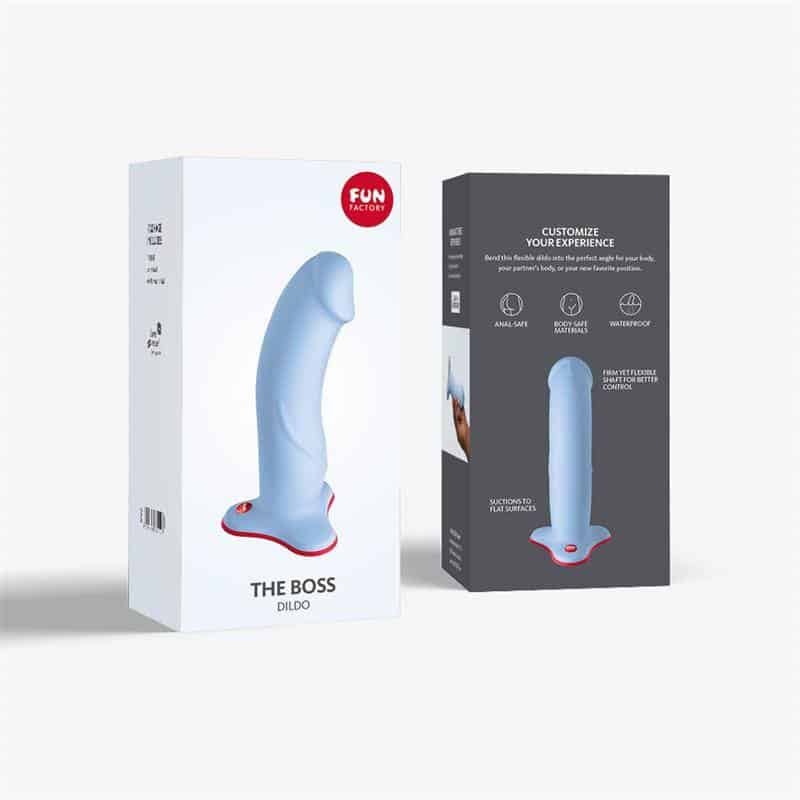 The Boss Stub Dildo Dove Blue The Boss Stub Dildo Dove Blue