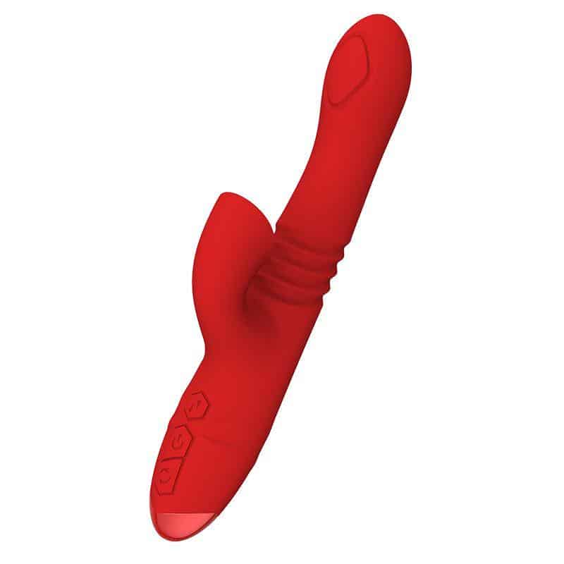 Velvet Vibrator with Thrusting and Pulsation Velvet Vibrator with Thrusting and Pulsation