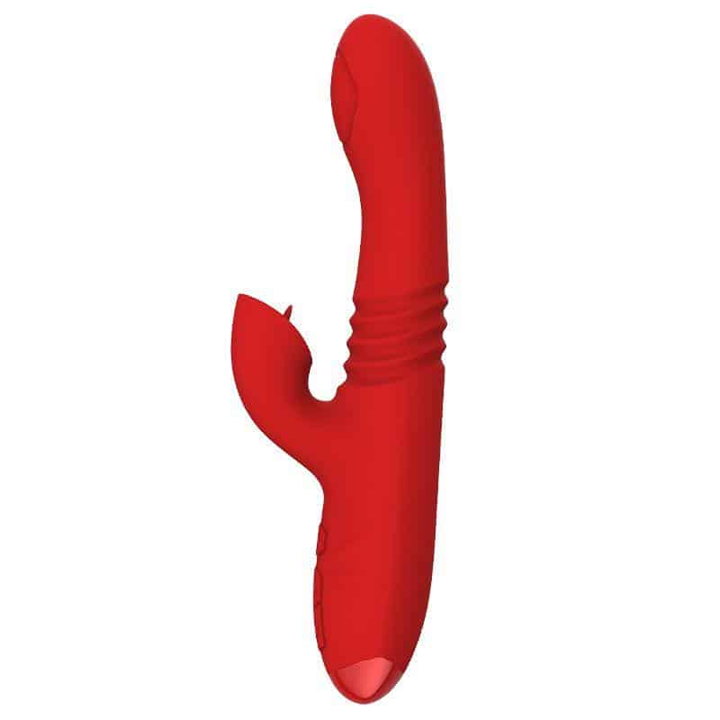 Velvet Vibrator with Thrusting and Pulsation Velvet Vibrator with Thrusting and Pulsation