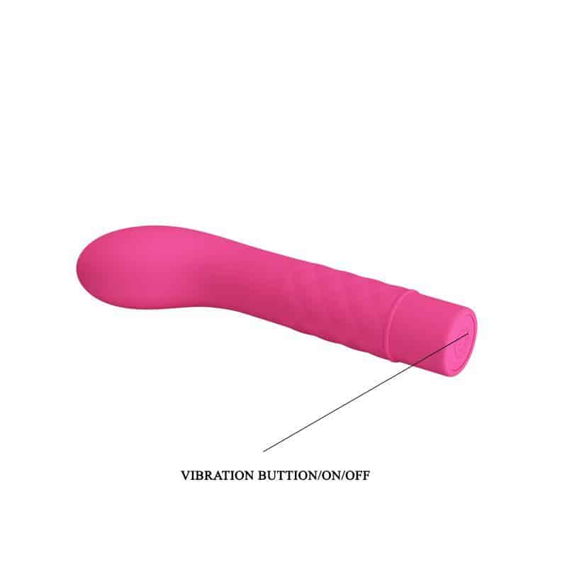 Vibrator Atlas Silicone Pink Vibrator Atlas Silicone Pink