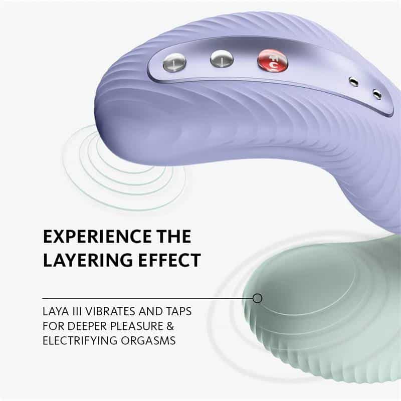 Vibrator with Pulse Function LAYA III Soft Violet Vibrator with Pulse Function LAYA III Soft Violet