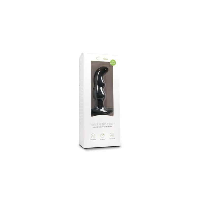 Prostatic Vibrator Silicone Black Prostatic Vibrator Silicone Black