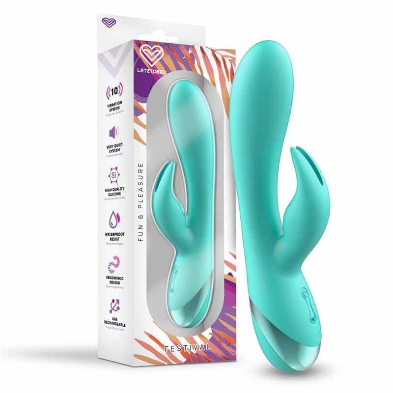 Vibrator Pertes USB Sky Blue