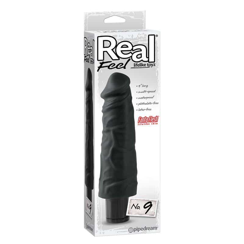 Realistic Vibrator No. 9 Black Realistic Vibrator No. 9 Black