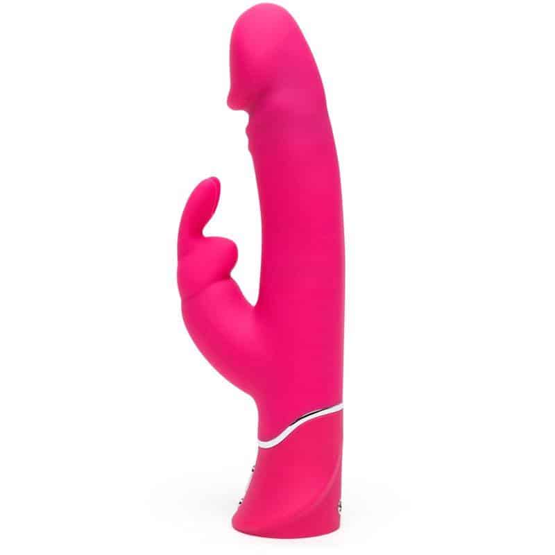 Realistic Dual Density Rabbit Vibrator Pink Realistic Dual Density Rabbit Vibrator Pink
