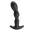 Yale Anal Plug with Vibration Black